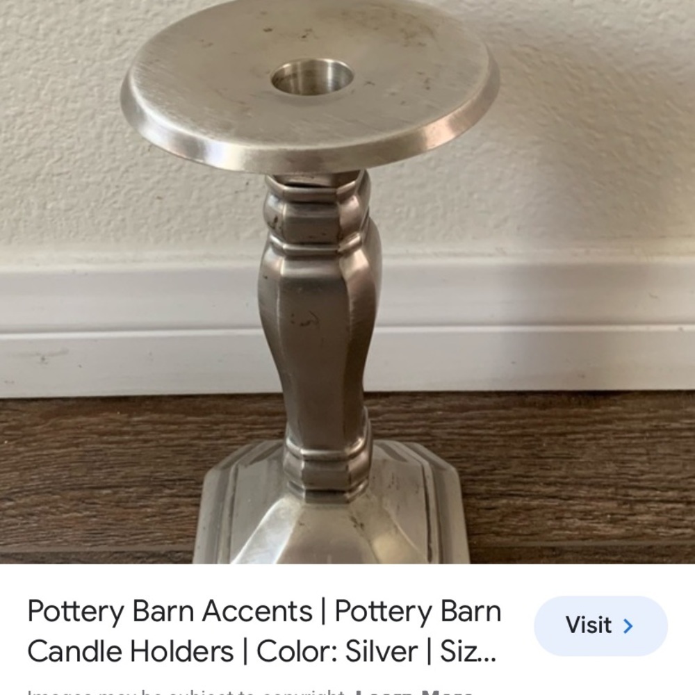 Pottery Barn Candle holders - Picture 13 of 14
